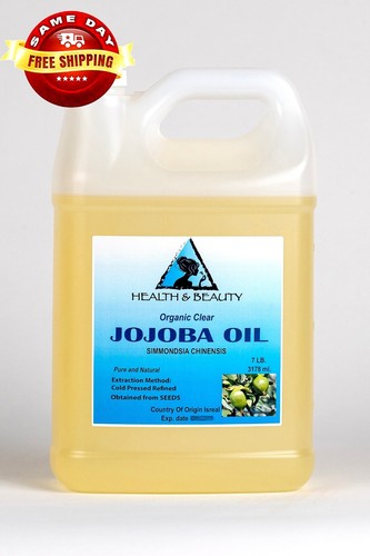 JOJOBA OIL CLEAR ORGANIC by H&B Oils Center COLD PRESSED PREMIUM 100% PURE 7 LB - Picture 3 of 12