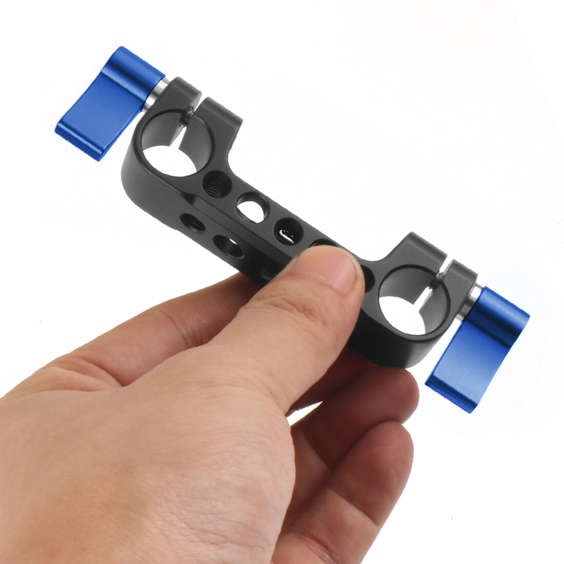 FEICHAO Universal 15mm Rail Lock Rod Clamp Double Connector Knob for DSLR Camera FEICHAO Universal 15mm Rail Lock Rod Clamp Double Connector Knob for DSLR Camera