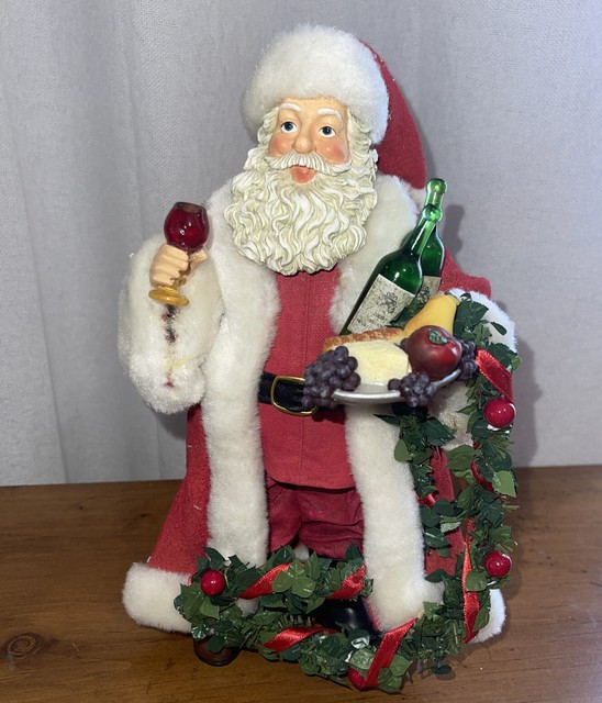CLOTHTIQUE Possible Dreams Santa NEW Que Shiraz Shiraz Wine Cheese Dept 56 10in CLOTHTIQUE Possible Dreams Santa NEW Que Shiraz Shiraz Wine Cheese Dept 56 10in