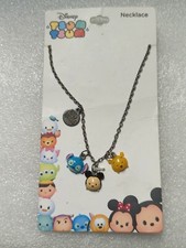 Tsum Tsum Charm Necklace Mickey Pooh Stitch Disney PRE OWNED UNUSED