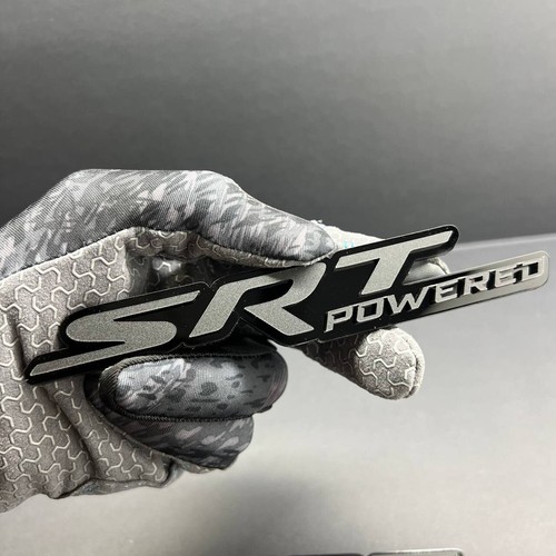 SRT Black Black Mate Emblems – SRT Side Fender Badges (Set of 2) for SRT Emblem - Picture 15 of 21