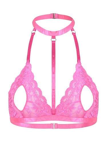 Women Bra Club Lingerie See Through Underwear Exposed Breasts Camisole Stretch - Bild 24 von 41