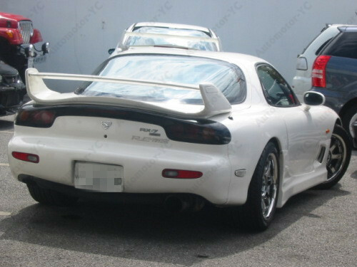 Ala FRP con hoja y tapas CF para alerón trasero 92-97 Mazda RX7 FD3S estilo ms - Imagen 9 de 12