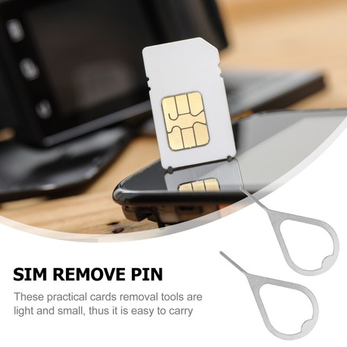 100 Pcs Sim Card Reader Universal Removal Tool Phone Pin Ejector - Zdjęcie 12 z 12