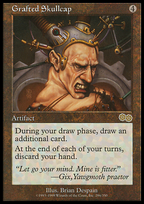 MTG Magic the Gathering Grafted Skullcap (296/356) Urza's Saga LP