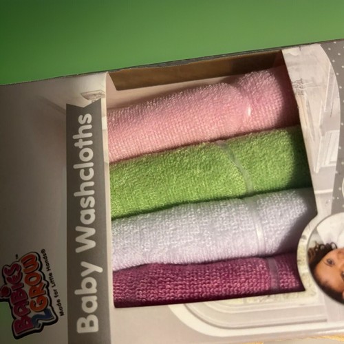 Pack de 4 paños para bebé 100 % poliéster multicolor accesorios para el baño recién nacido - Imagen 4 de 7