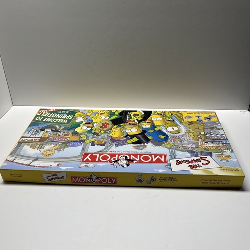 The Simpsons Monopoly 2001 Board Game - Complete - Bart Homer Maggie Springfield - Picture 13 of 15