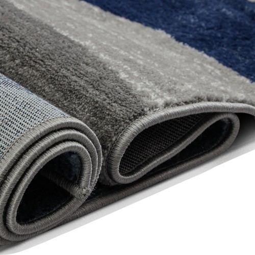 Nuevas alfombras azul marino oscuro gris gris alfombra de piso pequeña extra grande suave tallada - Imagen 28 de 31