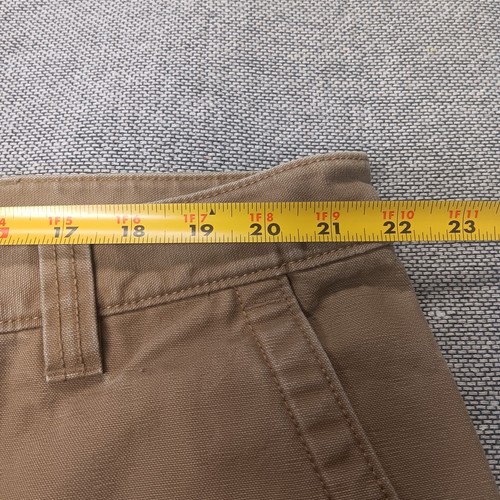 Pantaloni da falegname LL Bean Katahdin Iron Works in tela marrone da uomo taglia 42/34 - Foto 9 di 11