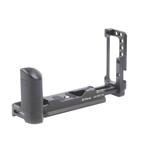L Bracket Vertical QR Plate Base For Olympus OMD EM5 III Camera/ Arca Swiss/ RRS - Picture 1 of 12