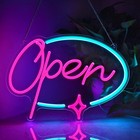 Neon Open Sign for Business, 15.75"x11.4" Led Open Signs for Business & Store.