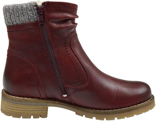 Be Natural Jana Sympatex Stivale Alla Caviglia Da Donna Taglia 37 Rosso Pelle - Bild 4 von 10