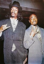 2PAC TUPAC SHAKUR SNOOP DOGG SUITS POSTER NEW 24X36 FREE SHIPPING