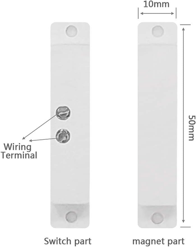 10 Sets Pack of Wired Surface Mounted Alarm Magnetic Contacts Door Window Reed S - Picture 4 of 12