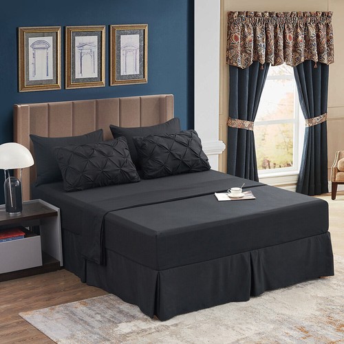 8 Piece Comforter Set Bed in a Bag All Season Reversible Bedding Comforter Queen - Picture 21 of 34