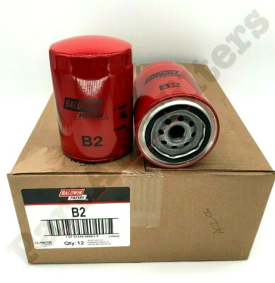 #ad Baldwin B2 Engine Oil Filter Pack of 12 $81.90