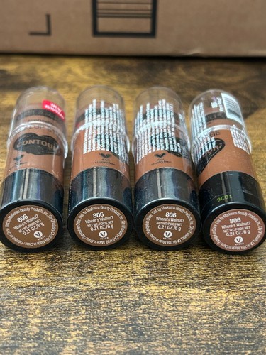 Wet n Wild MegaGlo Makeup Stick Contour, Where's Walnut 806 0.21 oz - 4 Pack - Picture 2 of 3