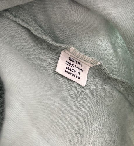 Hartford Alternative Classics 1979 Gr. XL 4 Pull-Over Bluse 100% Leinen grün - Bild 4 von 4