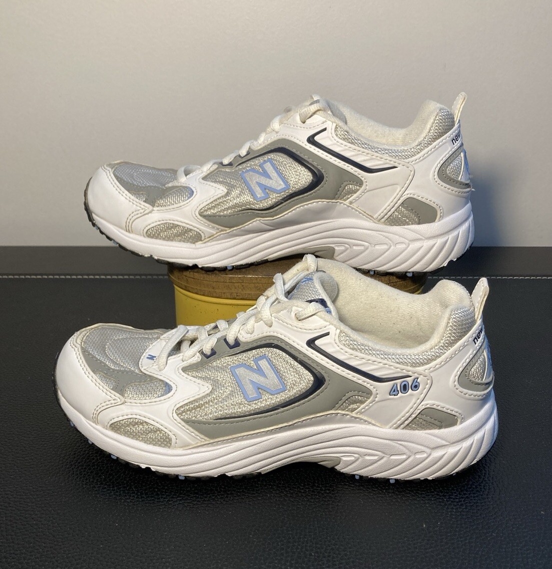 New Balance 406 Women's White Gray Running Shoes Size 8 B | eBay New Balance 406 Women's White Gray Running Shoes Size 8 B | eBay
