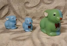 Baby Blue Easter Unlimited Plastic Bunny  Babies Wind Up Toy