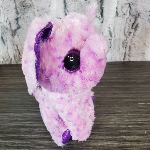 TY BEANIE BOOS -  EVA the Elephant Pink 6" Plush W/Tags - EUC 2021 - Picture 2 of 7