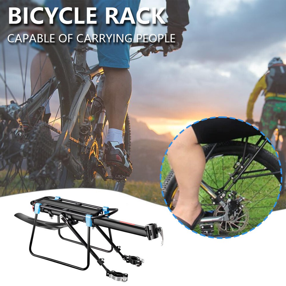 Mtn Rack Bicycle Front/Rear Cargo Rack Mountain Bike Carrier Holder Seat Pannier ...