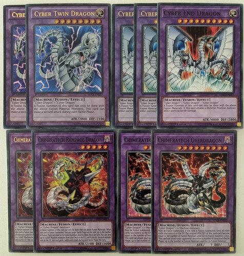 YuGiOh 43 Card Cyber Dragon Deck with 9 Card Extra Deck - Picture 8 of 8