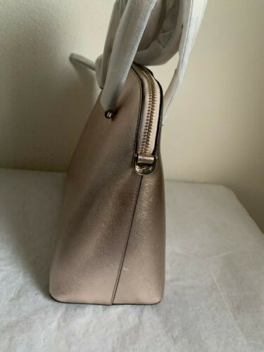 Neu mit Etikett Kate Spade Maise Medium Kuppel Leder Umhängetasche Tasche Metallic Blush Original Pac - Bild 3 von 8