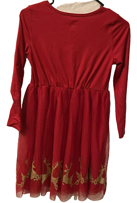 big girl christmas dress Red Girls Christmas Dresses - Satin A-Line Party Gowns with Black Details,  Big Bow & Crystals