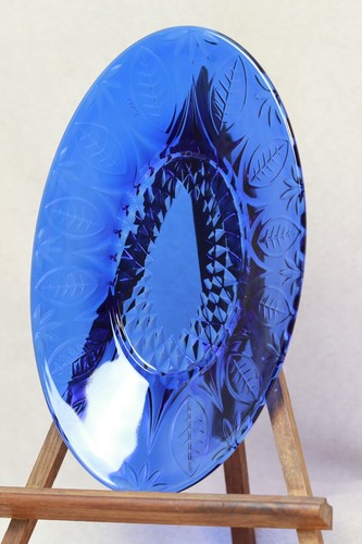 Avon Royal Sapphire Cobalt Blue Gravy Boat With Underplate - Picture 17 of 24