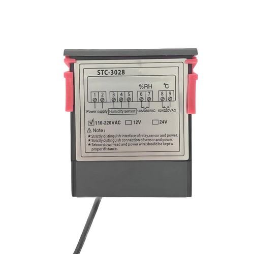 STC-3028 Digital LCD Temperature Humidity Controller Thermostat AC110-220V/12V - Picture 17 of 30