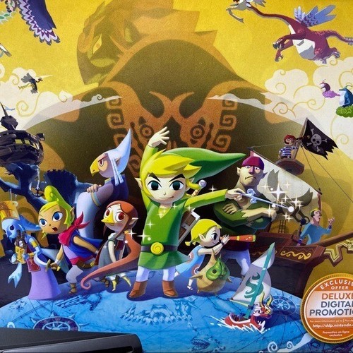 NEW Nintendo Wii U: The Legend of Zelda Wind Waker HD Deluxe Set Console - Picture 7 of 12