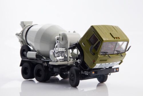 Camión mezclador de cemento 1:43 PAO KAMAZ #102910- KAMAZ-5511 SB-92 caqui - gris - Imagen 3 de 3