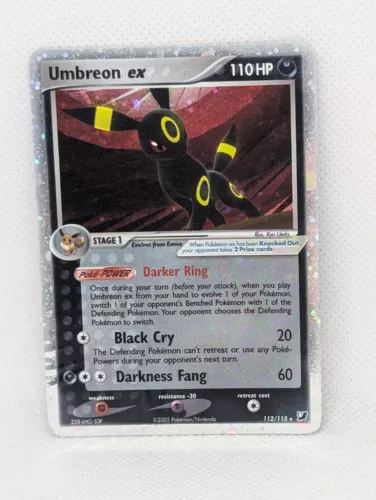 Umbreon ex - 112/115 Unseen Forces - Holo Ultra Rare - Pokemon TCG - Nintendo