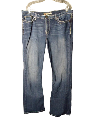 BKE Drew Stretch Denim Bootcut Jeans Damen Maße 36"x31" Western Blau