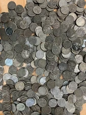 Lot of 500 coins (10 ROLLS) 1943 Steel Pennies P, D & S Mint WWII Wartime Cents