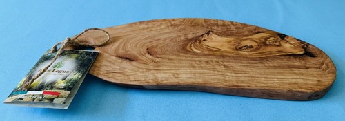 Arte Legno Oval Cutting Board Olive Wood Beautiful Grain, NWT Made in Italy - Picture 7 of 8