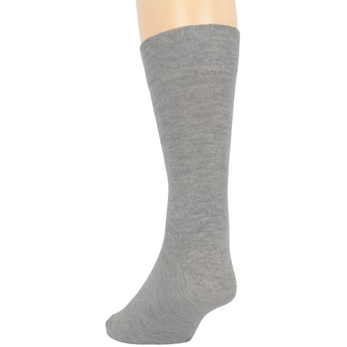 Herren Baumwolle 6er-Pack elegante Business Freizeit Übergröße Crew-Socken XLarge 13-15 grau - Bild 6 von 9