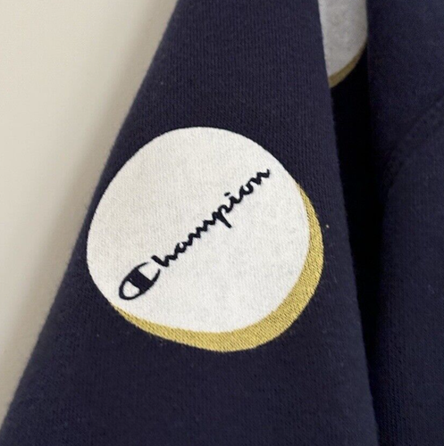 Champion Women's Size XS Pullover Sweater Blue Long Sleeve Cotton Blend R3-O10 - Picture 6 of 8