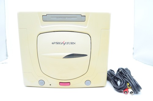 Excellent Sega Saturn HST-3220 Console NTSC-J w/  AV + Power Cables TESTED JP - Picture 1 of 4