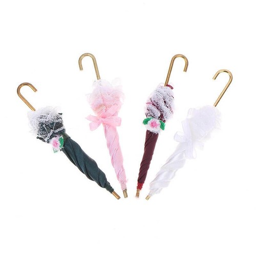 1:12 Mini Mädchen Spitzenschirm für Puppe Puppenhaus Miniaturen DIY # - Bild 5 von 11