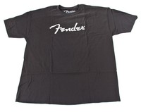 Fender Spaghetti Logo Tee Shirt Black Large on sale Fender Spaghetti Logo Tee Shirt Black Large on sale