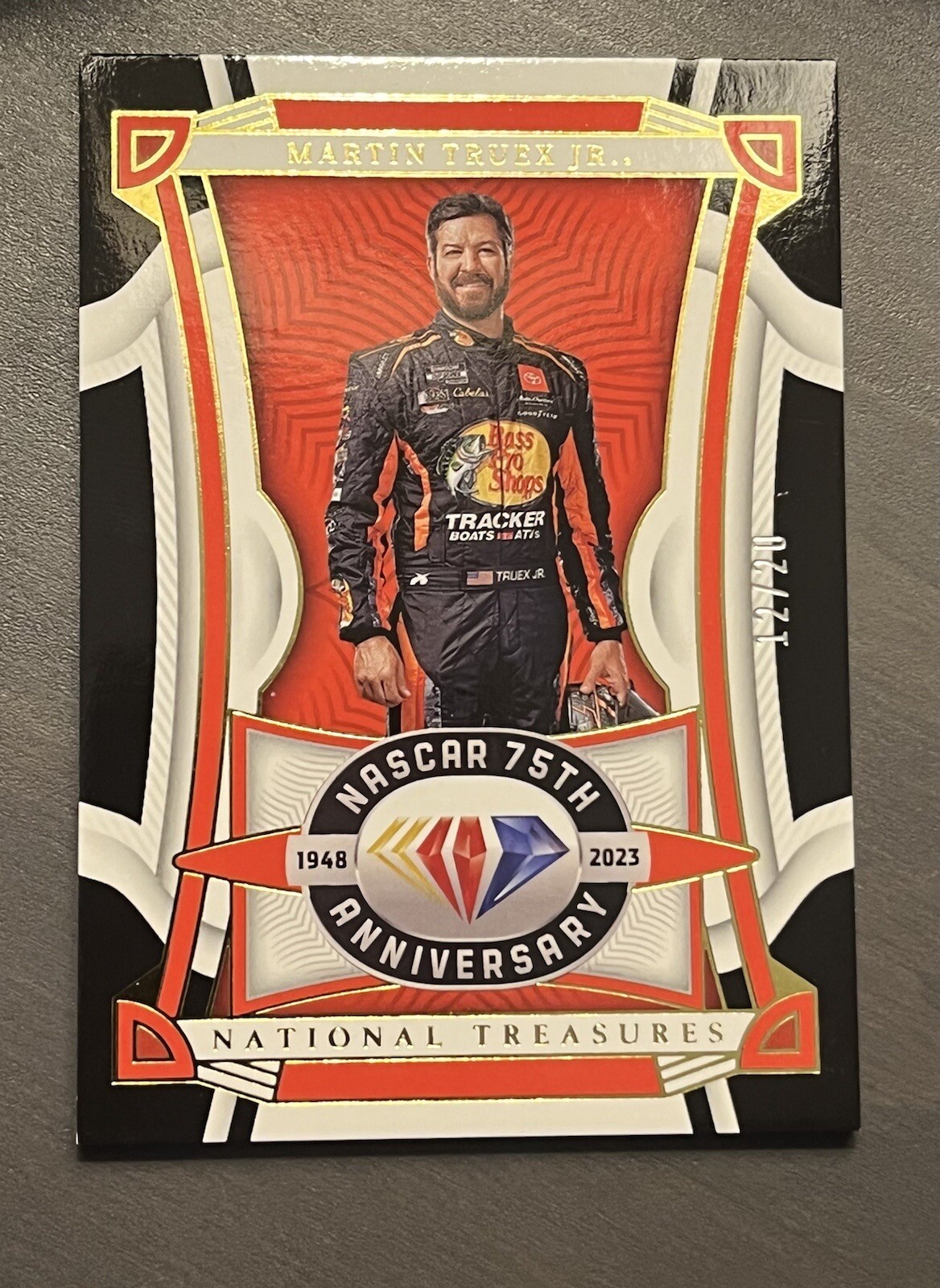 2023 Panini National Treasures NASCAR Diamond Anniversary Martin Truex Jr. /20