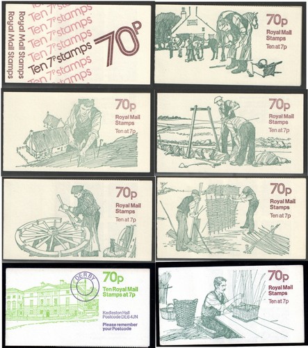 FD1 to FD8 70p folded counter booklets. Each sold separately. - Picture 1 of 17