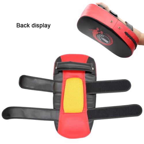2 Piece Kick Shield Boxing Punching  Arm Curved MMA Focus Pads Strike Muay Thai - Picture 4 of 12