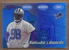2002 Bowman's Best Blue Football Card Pick