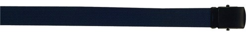 CINTURA MARINA CON FIBBIA NERA 100% Cotone Cinture Rete Militare Rothco 4294 - Foto 4 di 6