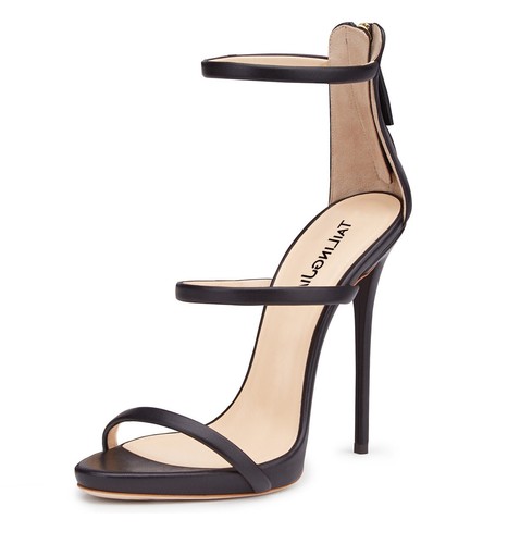 Decolté donna tacco spillo 12cm aperta davanti modello elegante numero 34 a 46 - Foto 11 di 19