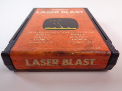 Laser Blast Atari 2600 / 7800 Videospielkassette (getestet und funktionsfähig) PAL