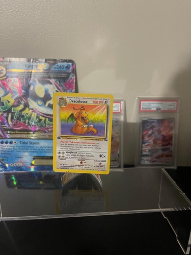 Bundle Of Two Mint + Italian Fossil Dragonite 19/62 First Edition And Unlimited